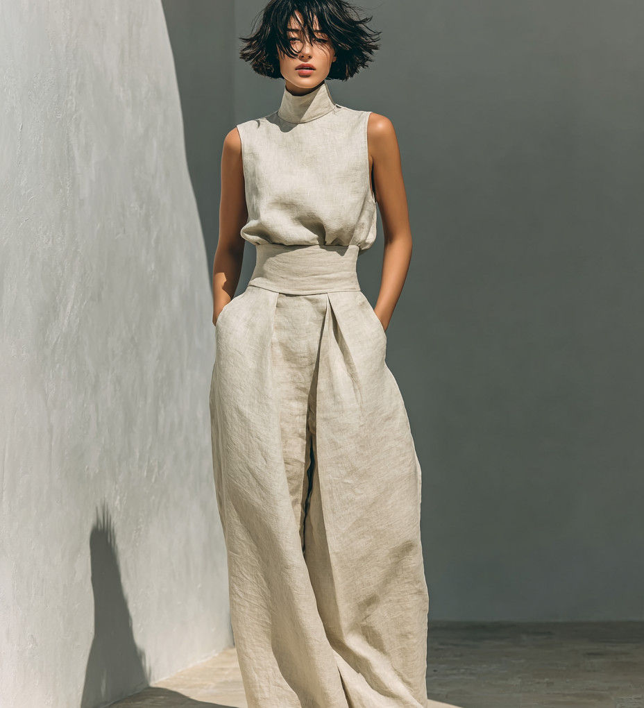 Rhea - Set bluză fără mâneci