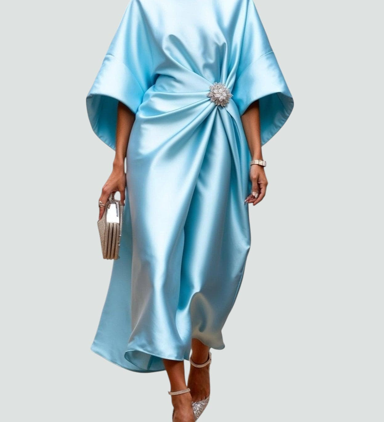 GABRIELLA | Rochie lungă de seară cu detalii luxoase și eleganță atemporală