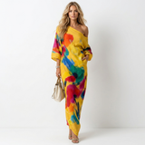 Doina - Rochie artistică cu un umăr