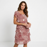 Beatrice - Rochie Elegantă din Țesătură Confortabilă