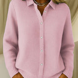 Elena | Cardigan Clasic din Tricot Moale