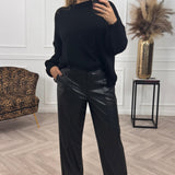 Skye | Pantaloni din piele de lux