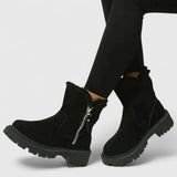 Irină - Botine confortabile și călduroase cu căptușeală moale pentru eleganță zilnică