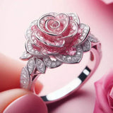 Inel Exotic Floral din Argint