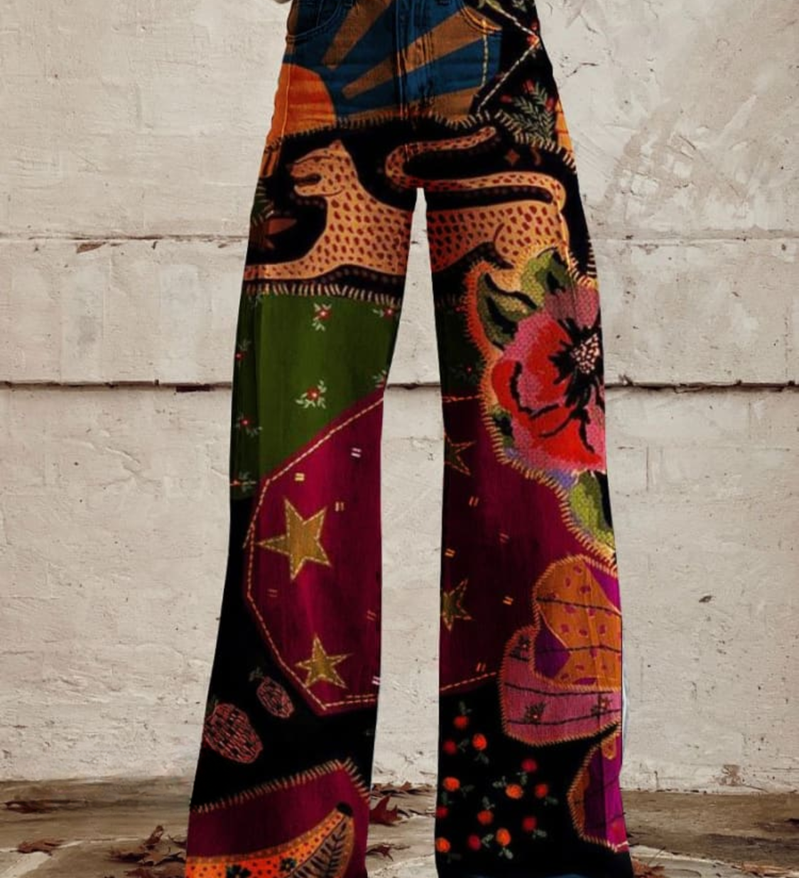 Nicole - Pantaloni boho eleganți