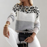 Sara | Pulover Leopard Eleganță