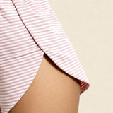 Set scurt cu fante și crop top Carmen Rose