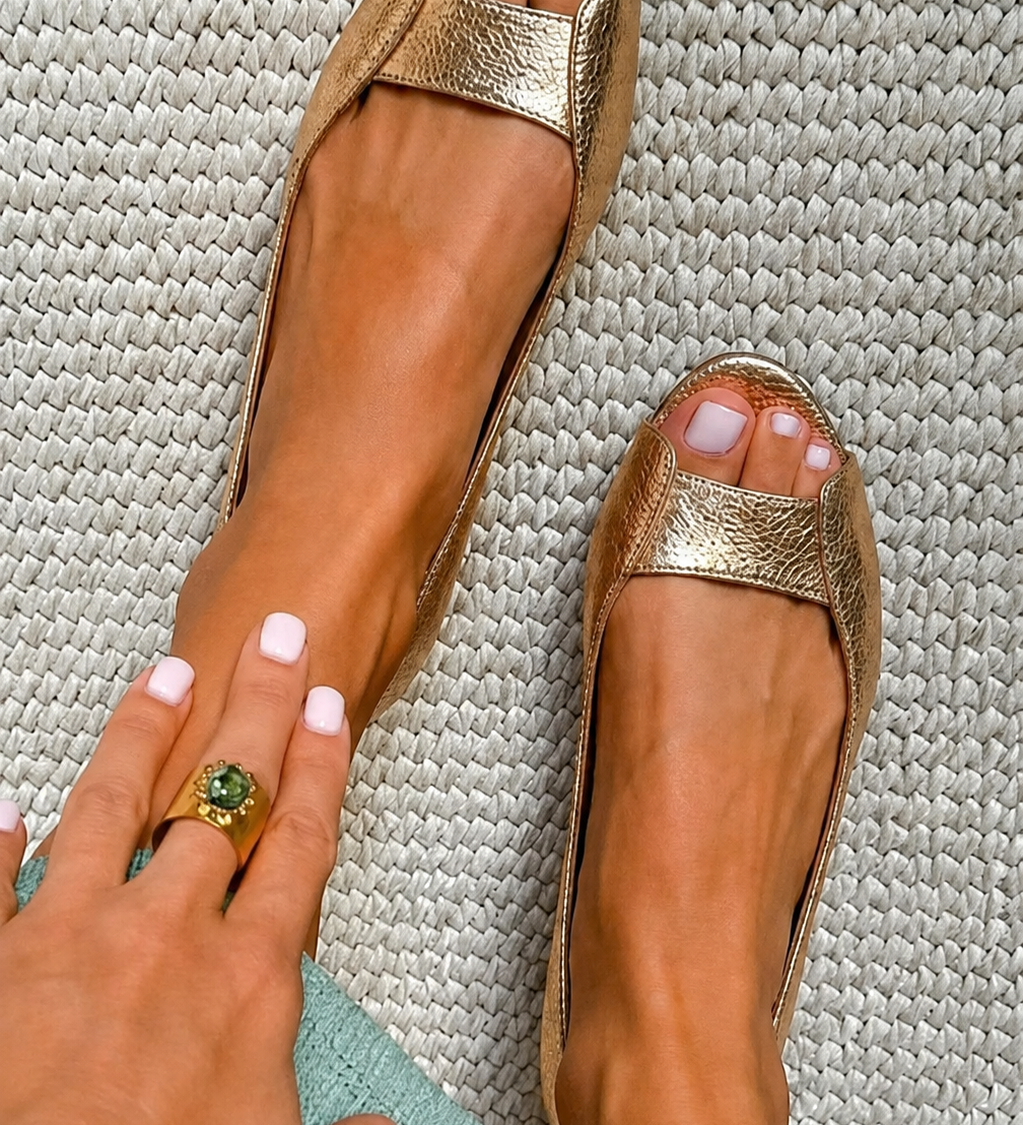 Adelina™ | Sandale Aurii Comfort Chic