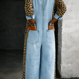 Amanda™ | Combinație de cămașă din denim