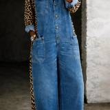 Amanda™ | Combinație de cămașă din denim