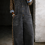 Amanda™ | Combinație de cămașă din denim