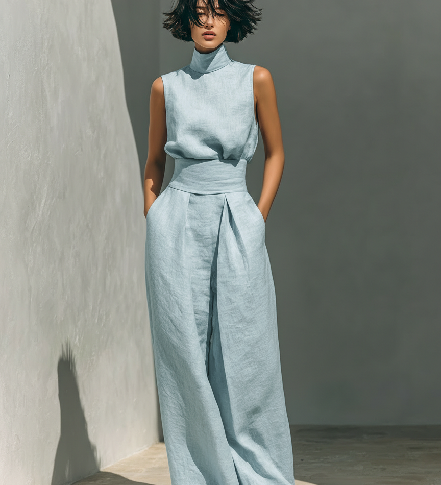 Rhea - Set bluză fără mâneci