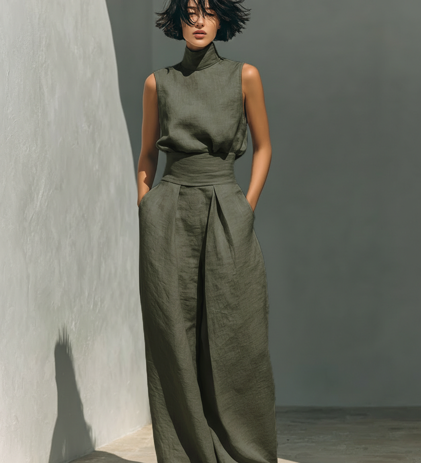 Rhea - Set bluză fără mâneci