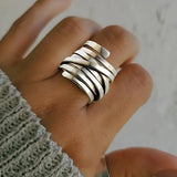 Inel de Argint Vintage Elegant