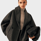 Helena | Palton cu aspect tweed