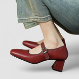 Catherine | Mary janes elegante cu toc