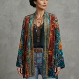 Doina – Jachetă Boho cu Design Artistic