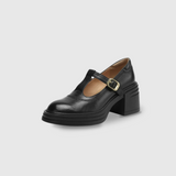 Élise | Pantofi Mary Jane cu toc bloc și baretă T
