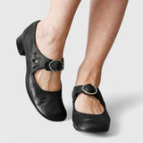 Léa | Mary janes retro cu cataramă rotundă
