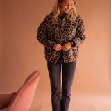 Luana | Jachetă cu Imprimeu Leopard