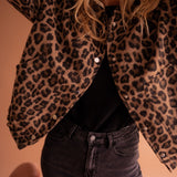 Luana | Jachetă cu Imprimeu Leopard