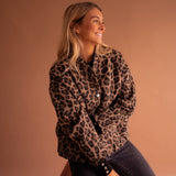 Luana | Jachetă cu Imprimeu Leopard