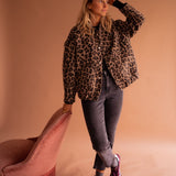 Luana | Jachetă cu Imprimeu Leopard
