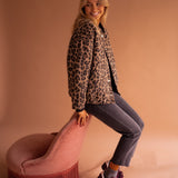 Luana | Jachetă cu Imprimeu Leopard