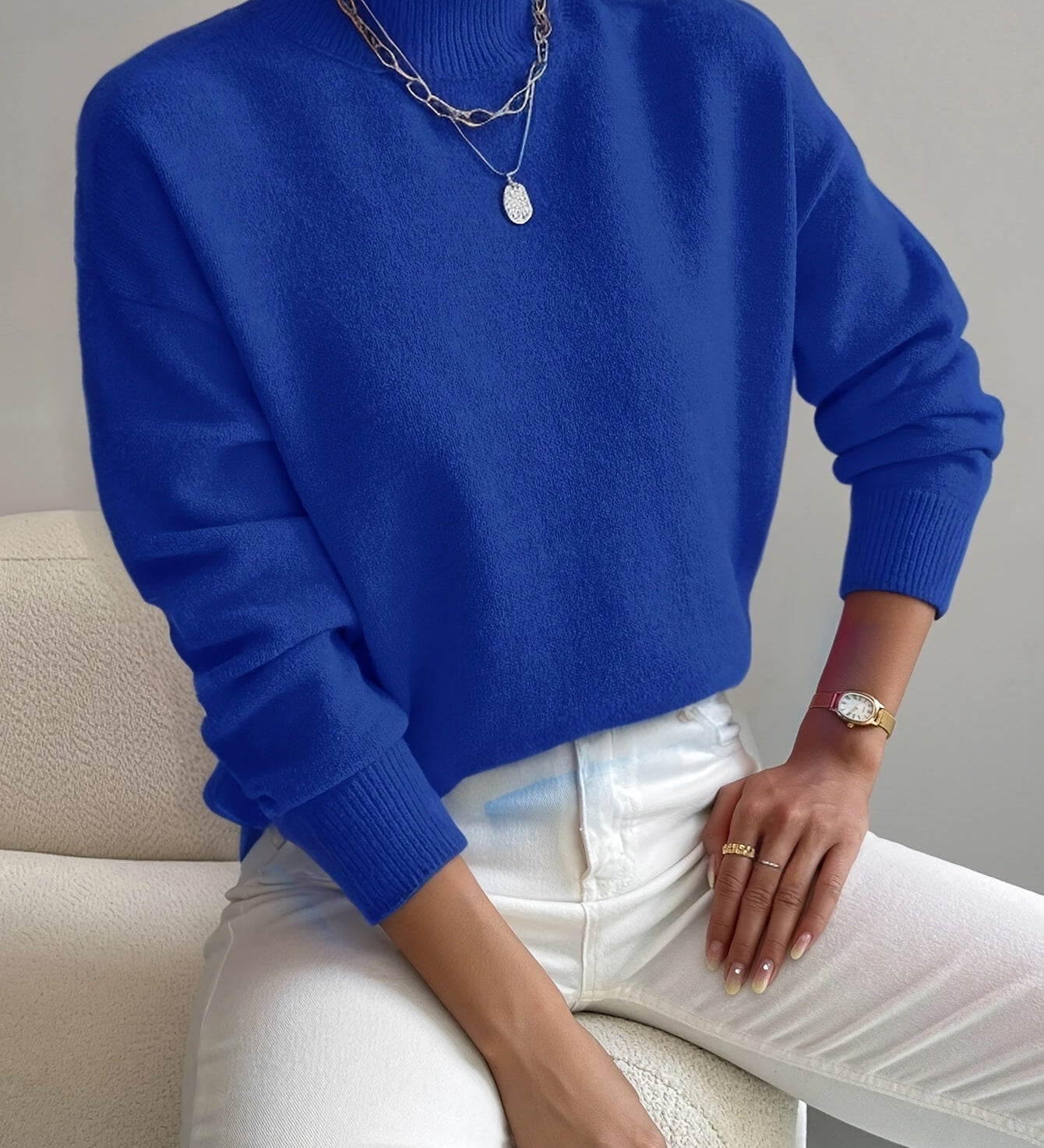 Marilena | Pulover elegant cu guler rulat