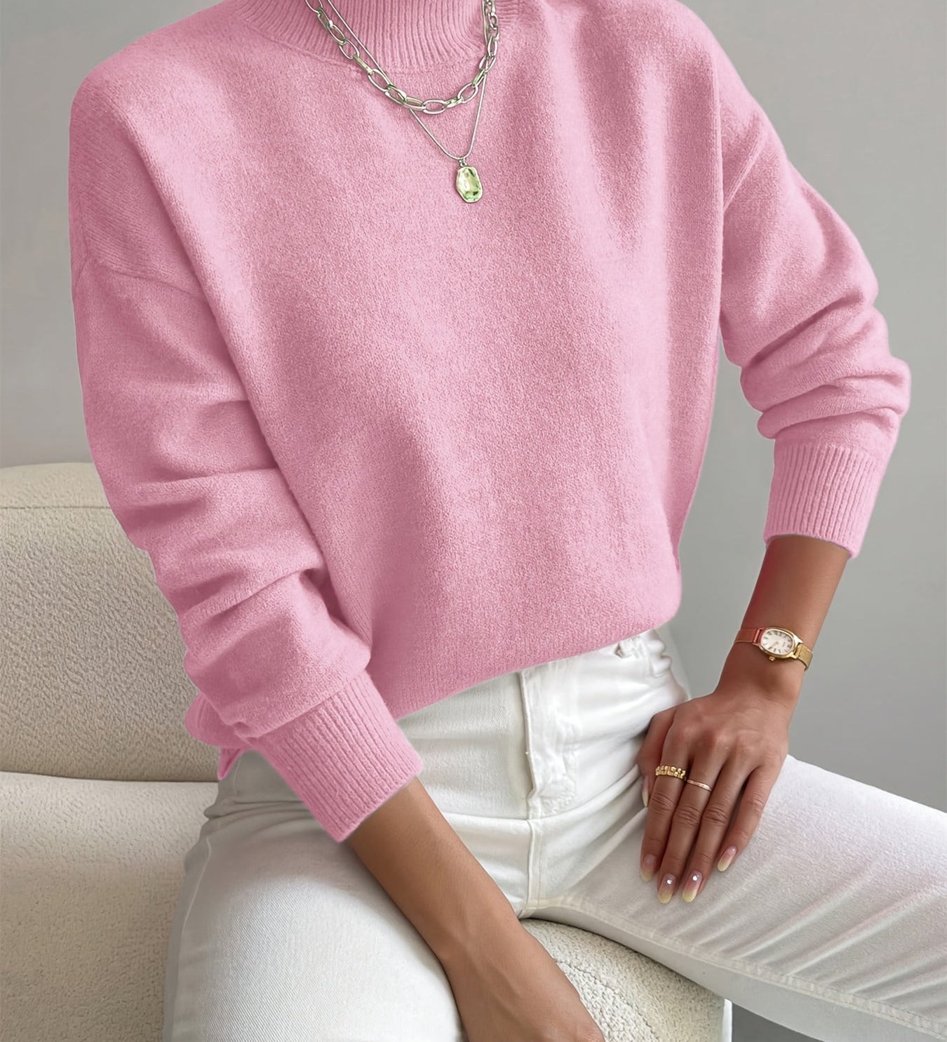 Marilena | Pulover elegant cu guler rulat