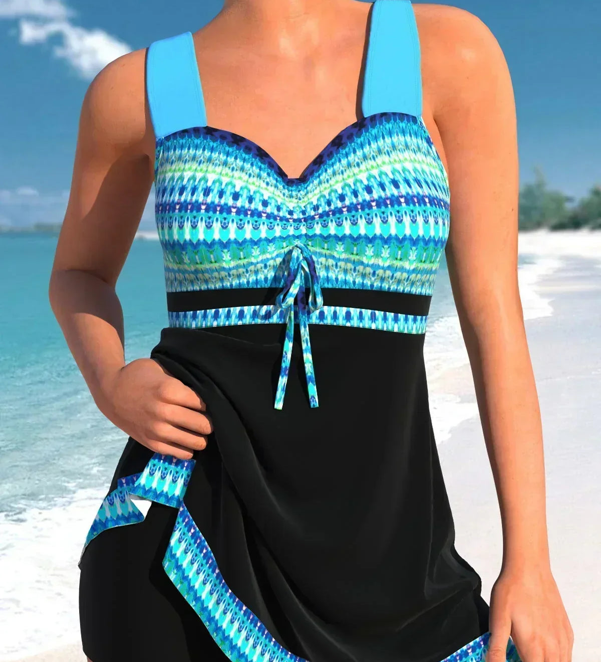Adela - Costum de baie cu fustă